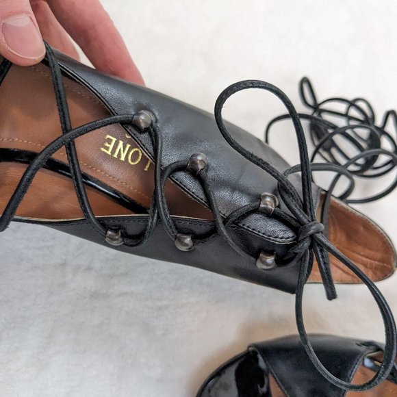 Malone Souliers Savannah Bootie in Black Lace Up - Picture 8 of 12